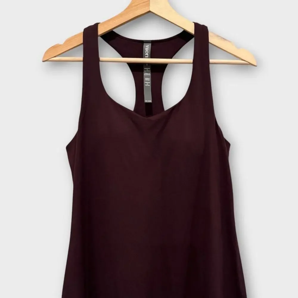 NEW Vuori Halo Racerback Midi Tank Dress Size Large - Picture 7 of 13